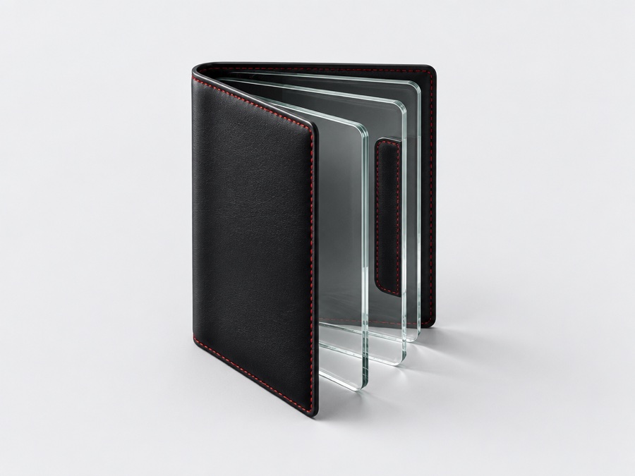 Vehicle file, Red stitching