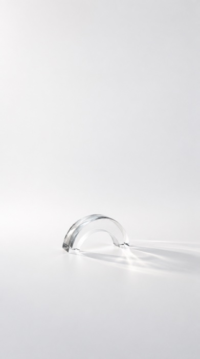 Glass on pearl white, iPhone
