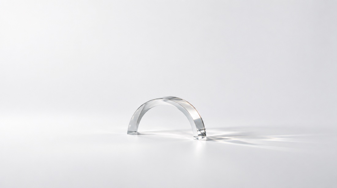 Glass on pearl white, Mac