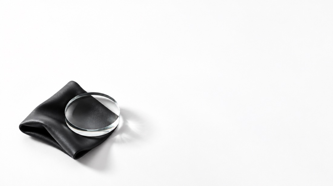 Leather and glass, Mac