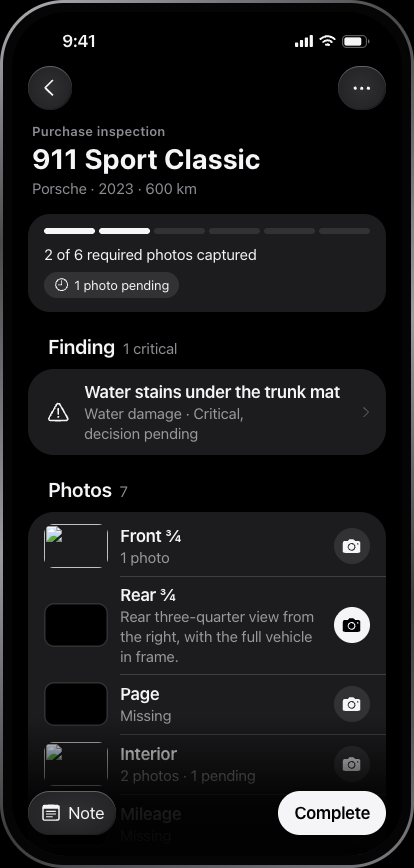 Intake, iPhone, dark