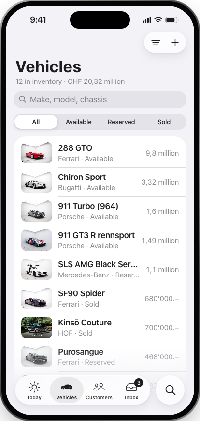 Vehicles, iPhone, light