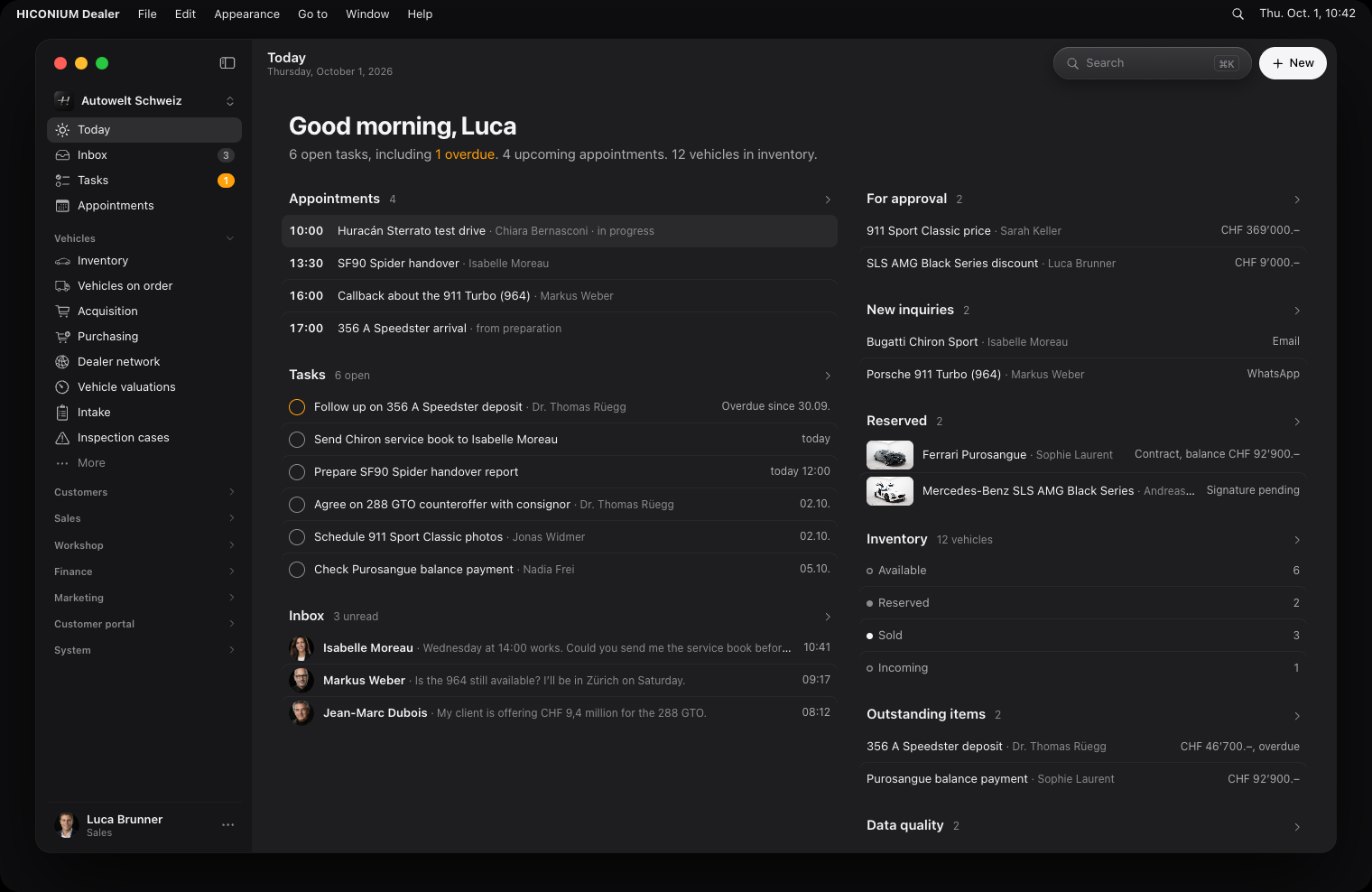 Today, macOS, dark