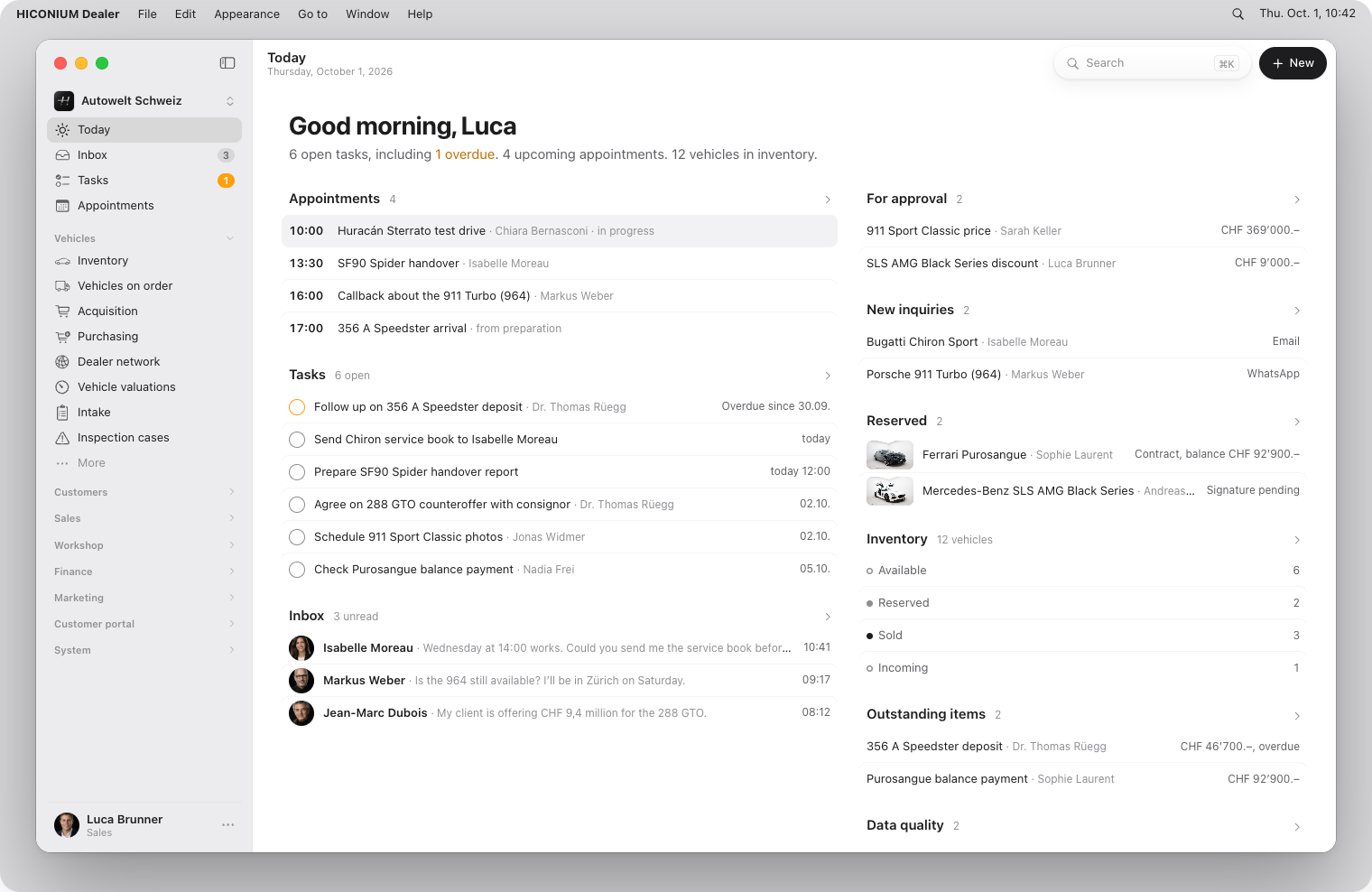 Today, macOS, light