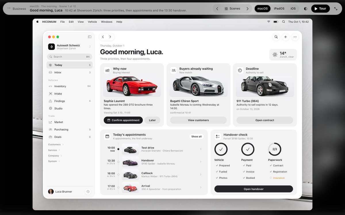 Clickable demo on Mac