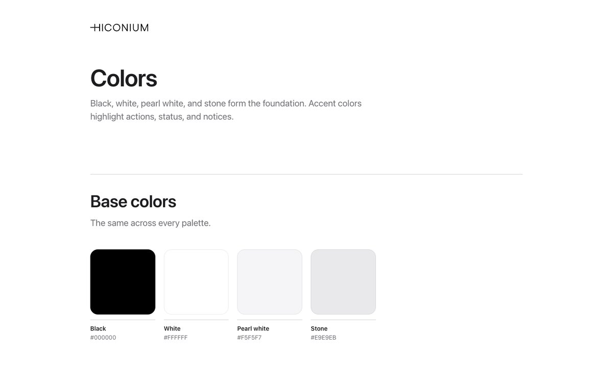 Color palette